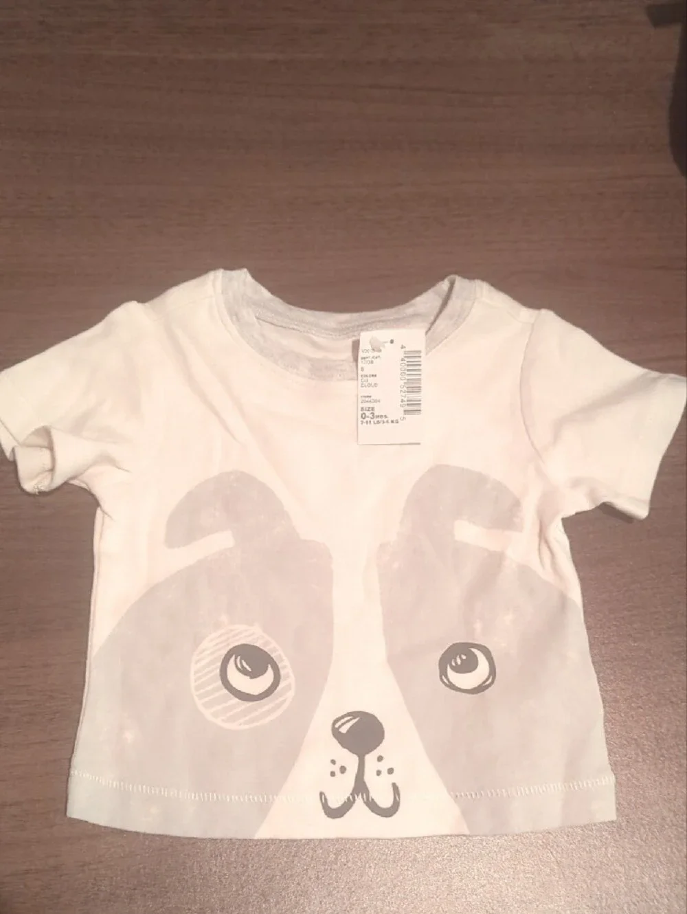 The Children's Place White and Light Gray Puppy Pajama Set